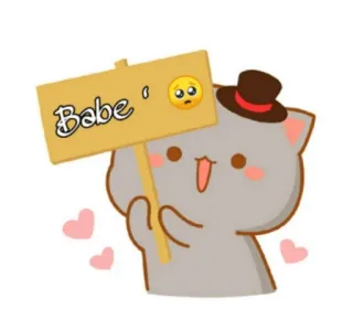 Chibi cat 😍☘ @stickersbag telegram stickers