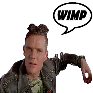 😈 WIMP insult, word, man, expression telegram sticker