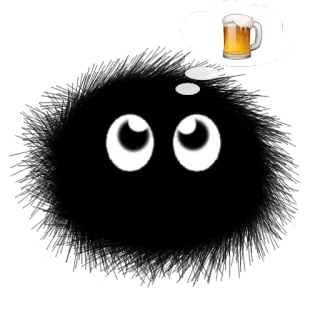 🍺 eyes, beer, dream, thought whatsapp sticker