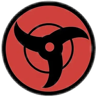 ❤ naruto, anime, mangekyou sharingan, uchiha, eye, sticker telegram sticker