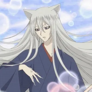 😦 Tomoe Kamisama Kiss Anime, Renard, Oreilles, Manga, Mignon telegram sticker