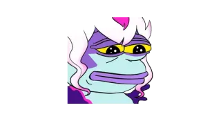 😒 Meme, Pepe, Triste, Cultura internet, Rana, Cartone animato telegram sticker