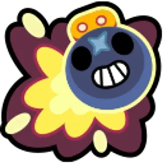 🤖 bomba, esplosione, cartone animato, bomba cartone animato telegram sticker