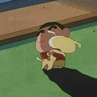 ☄ Shin-chan Crayon Shin-chan animé, dessin animé, pleurer, personnage whatsapp sticker