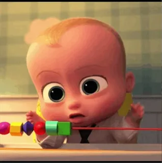 😒 Boss Baby The Boss Baby Em bé, Hoạt hình, Hài hước, Dễ thương, Hoạt hình, Phim, Sếp whatsapp sticker