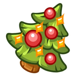 🎄 Weihnachtsbaum, Baum, Weihnachtsschmuck, Feiertag, Weihnachten, Dekoration telegram sticker