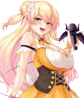 💞 Nene Amano Anime, VTuber, Digitale Kunst, Süß, Idol, Nenechi, Nene Amano telegram sticker