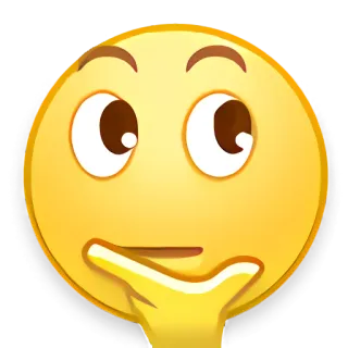 🦇 Emoji, Réflexion, Penser, Question, Doute telegram sticker