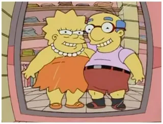 🍔 Lisa Simpson The Simpsons cartoon, animated, humor, comedy, family, yellow, characters telegram sticker