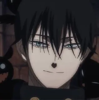 🌟 Asta Black Clover Аниме, Манга, Аста, Чёрный клевер, Мультсериал, Сёнен telegram sticker