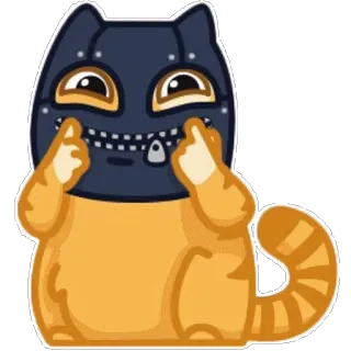 5 koteek serogo telegram stickers