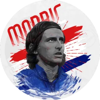 ⚽ Luka Modrić MODRIĆ Luka Modrić, Fußball, Spieler, Sportler, Sport telegram sticker