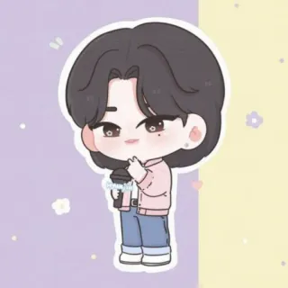 🍥 卡通, 歌手, 麦克风, 可爱, 卡哇伊 telegram sticker