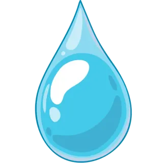 💧 água, gota, azul, líquido, hidratação, transparente telegram sticker