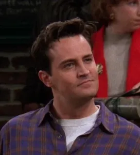 🥥 Chandler Bing Friends télévision, sitcom, années 90, comédie telegram sticker