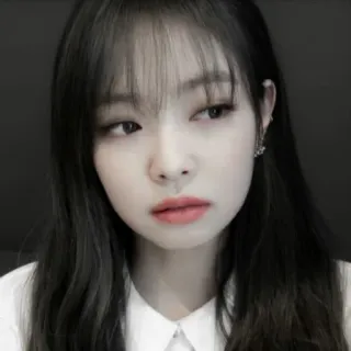 🍒 portrait, femme, fille, personne, visage, maquillage, beauté, cheveux telegram sticker