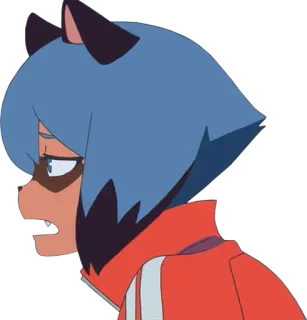😒 Michiru Kagemori BNA Anime, BNA, Michiru Kagemori, Animale, Umano telegram sticker