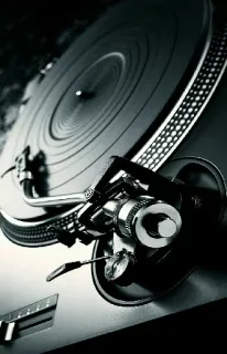 🎼 toca-discos, música, vinil, DJ, leitor de discos whatsapp sticker
