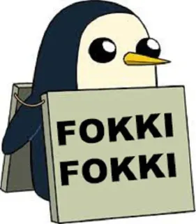 🐧 Gunter Adventure Time FOKKI
FOKKI Kreskówka, Pingwin, Gunter, Adventure Time, Obraźliwe telegram sticker