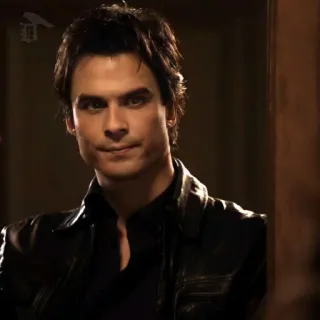 🍸 Damon Salvatore The Vampire Diaries Vampier, Drama, Bovennatuurlijk, Ian Somerhalder telegram sticker
