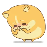 😅 dog, cute, puppy, kawaii, animal, meme telegram sticker