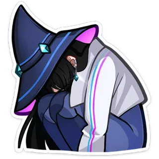 🧙 动漫, 卡通, 女巫, 可爱, 卡哇伊, 角色 telegram sticker