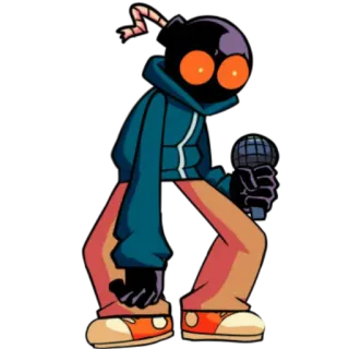 🆙 Whitty Friday Night Funkin' spirituel, friday night funkin, personnage, jeu vidéo, fnf, mod telegram sticker