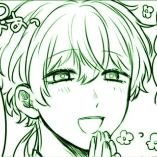 🌟 おはよう Anime, Manga, Lời chào, Chào buổi sáng, Hoa, Hạnh phúc whatsapp sticker