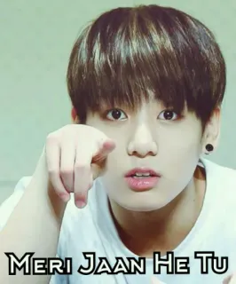 ❤️ MERI JAAN HE TU osoba, kpop, mężczyzna, selfie, idol, piosenkarz telegram sticker