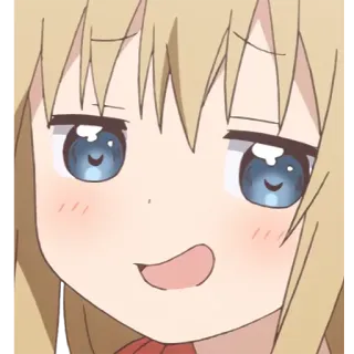Anime Smug @Nekosticker whatsapp stickers