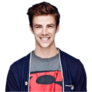 😃 Barry Allen The Flash barry allen, the flash, grant gustin, super-héros, dc comics whatsapp sticker