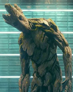 🌴 Groot Guardians of the Galaxy Groot, Marvel, cây, siêu anh hùng, Vệ binh dải Ngân Hà, nhân vật telegram sticker