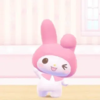 😉 My Melody My Melody, Sanrio, dibujos animados, personaje, lindo, rosa telegram sticker