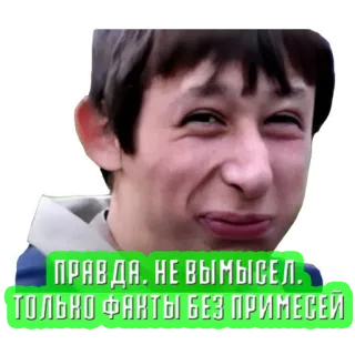 🤥 ПРАВДА. НЕ ВЫМЫСЕЛ. ТОЛЬКО ФАКТЫ БЕЗ ПРИМЕСЕЙ telegram sticker