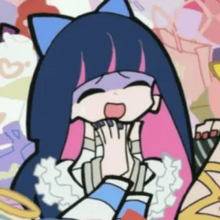 💗 Stocking Anarchy Panty & Stocking with Garterbelt Anime, Cartoon, Stocking Anarchy, Panty & Stocking with Garterbelt, Niedlich telegram sticker