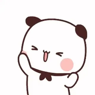 🎈 Panda, Niedlich, Tier, Cartoon, Fröhlich, Kawaii telegram sticker