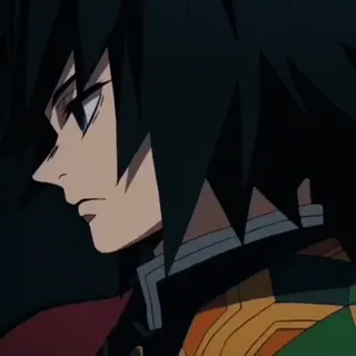 🌊 Giyu Tomioka Demon Slayer 动漫, 角色, 鬼灭之刃, 富冈义勇 telegram sticker