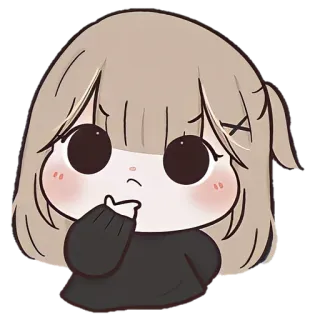 🐼 Kartun, Anime, Gadis, Lucu, Kawaii, Stiker telegram sticker