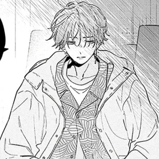 🍳 Anime, Mangá, Menino, Retrato, Desenho animado telegram sticker