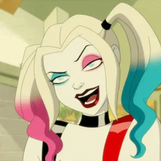 🎪 Harley Quinn 할리 퀸, 만화, dc 코믹스, 악당, 여성, 애니메이션 telegram sticker