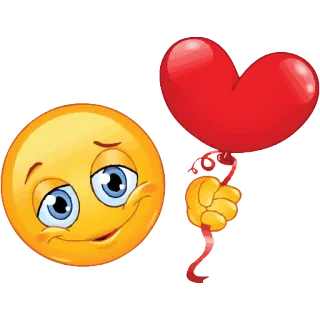 ❤ Emoji, Herz, Liebe, Luftballon, Smiley telegram sticker