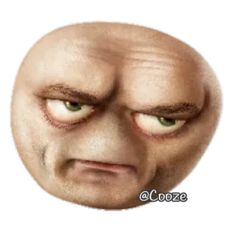 😐 @Cooze emoji, face, meme, internet culture, reaction, funny telegram sticker