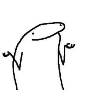 🐣 patyczak, wzruszenie ramionami, pytanie, kreskówka, mem telegram sticker