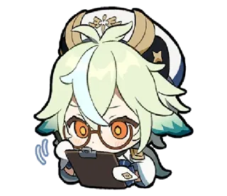 📋 Sucrose Genshin Impact anime, game, scientist, cute, chibi telegram sticker