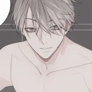 🍶 アニメ風, マンガ風, 男性, キャラクター, アート telegram sticker