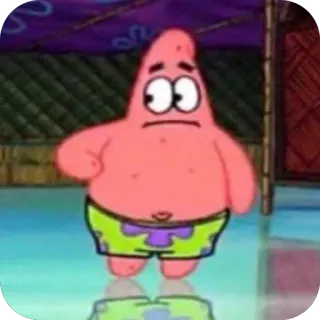 🫥 Patrick Star SpongeBob SquarePants telegram sticker