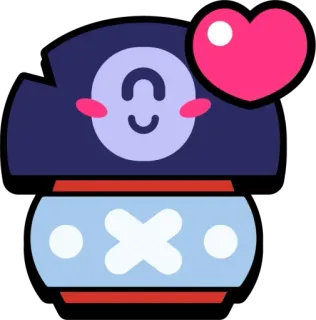 ❤️ gioco, sticker, carino, felice, cuore, personaggio whatsapp sticker