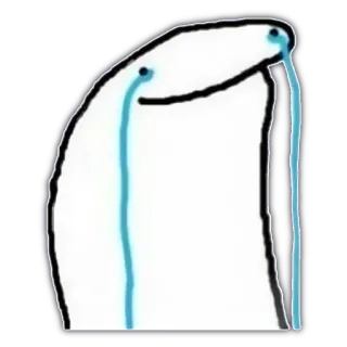 😭 crying, sad, meme, florkofcows telegram sticker