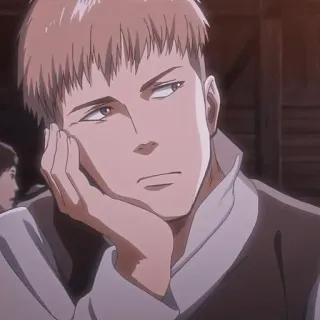 🥺 Jean Kirstein Attack on Titan Anime, Personaje, Jean Kirstein, Ataque a los Titanes, Fanart telegram sticker