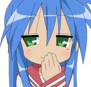 😏 Konata Izumi Lucky Star Anime, Personaje, Konata Izumi, Lucky Star, Lindo, Manga telegram sticker